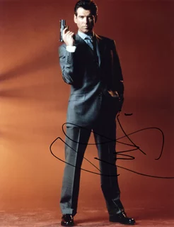 Pierce Brosnan autograph