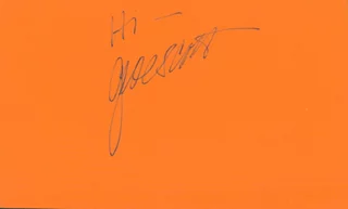 George C. Scott autograph