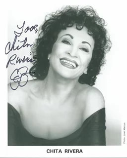 Chita Rivera autograph