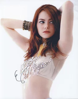 Emma Stone autograph