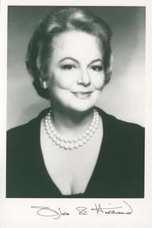 Olivia DeHavilland autograph