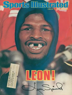 Leon Spinks autograph