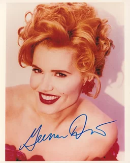 Geena Davis autograph