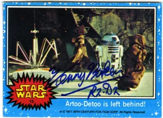 Kenny Baker autograph