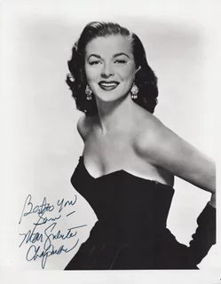 Marguerite Chapman autograph