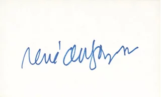 Rene Auberjonois autograph