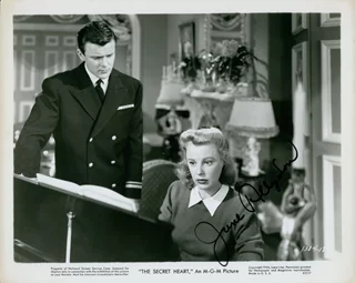 June Allyson autograph