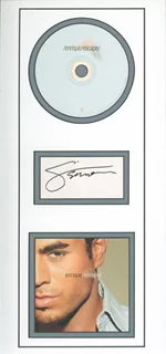Enrique Iglesias autograph