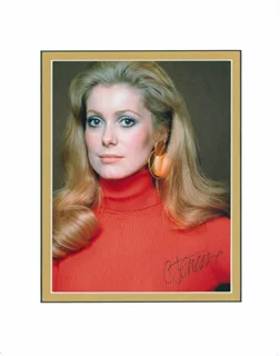 Catherine Deneuve autograph