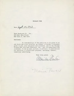 Marisa Pavan autograph