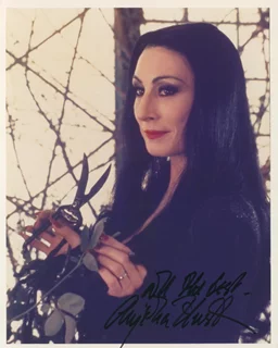 Anjelica Huston autograph