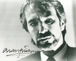 Alan Rickman autograph