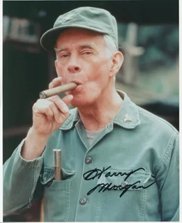 Harry Morgan autograph
