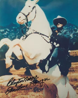 Clayton Moore autograph