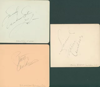 The Andrews Sisters autograph