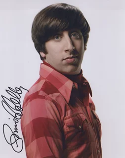 Simon Helberg autograph