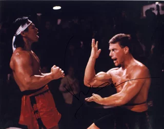 Jean-Claude Van Damme autograph