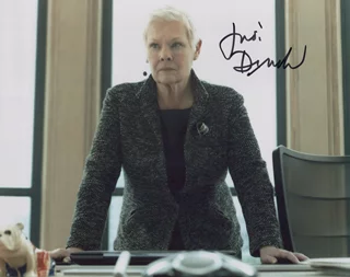 Judi Dench autograph