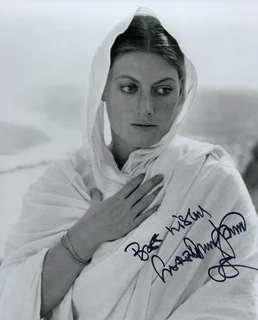 Geraldine James autograph