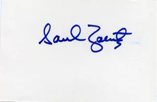 Saul Zaentz autograph
