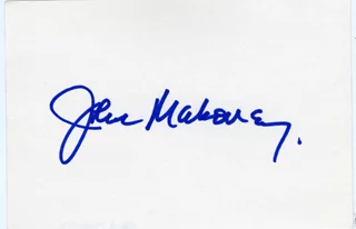 John Mahoney autograph