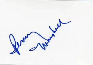 Penny Marshall autograph