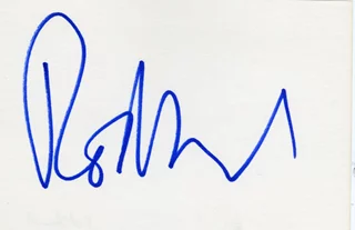 Rod Stewart autograph