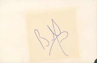 Brad Pitt autograph