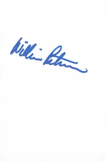 William Petersen autograph
