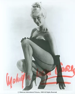 Monique Van Vooren autograph