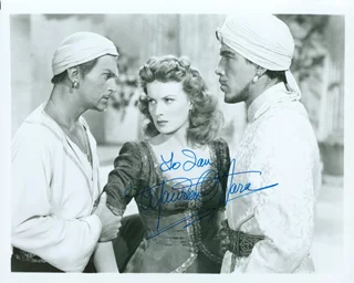 Maureen O'Hara autograph