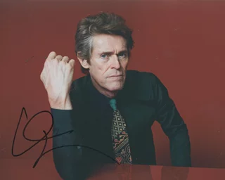 Willem DaFoe autograph