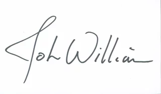 John Williams autograph