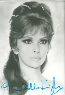 Gina Lollobrigida autograph