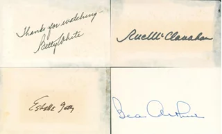 The Golden Girls autograph