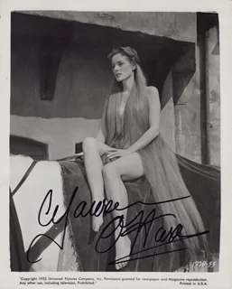 Maureen O'Hara autograph