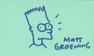 Matt Groening autograph