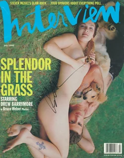 Drew Barrymore autograph