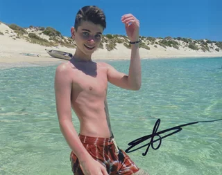 Aidan Langford autograph