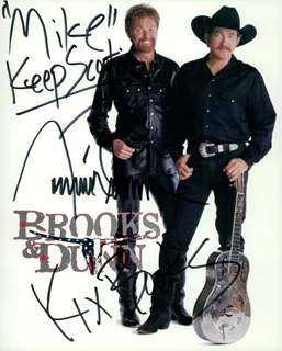 Brooks and Dunn autograph