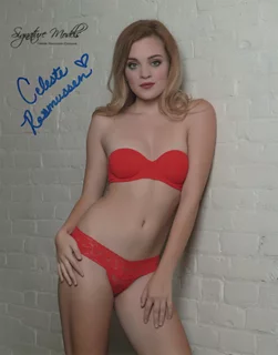Celeste Rasmussen autograph