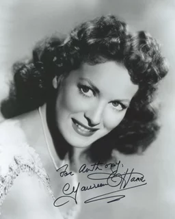 Maureen O'Hara autograph