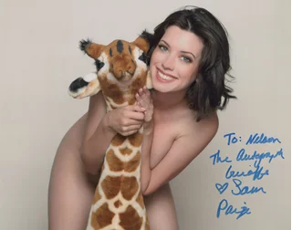 Samantha Paige autograph