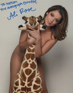 Ali Rose autograph