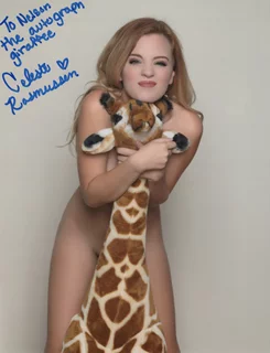 Celeste Rasmussen autograph