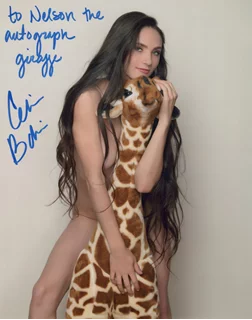 Celina Bobina autograph
