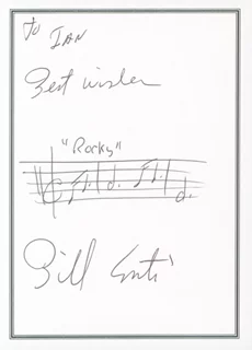 Bill Conti autograph