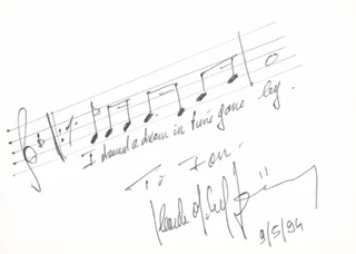 Claude-Michel Schonberg autograph