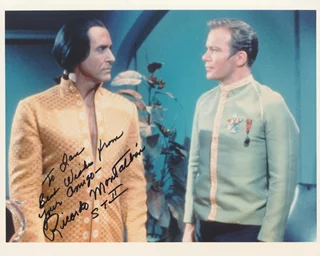 Ricardo Montalban autograph