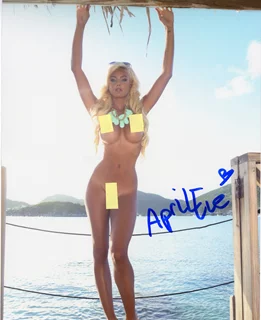 April Eve autograph